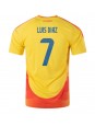 Colombia Luis Diaz #7 Hjemmedrakt Copa America 2024 Korte ermer